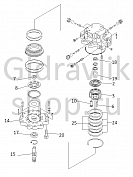 708-7R-00062, Гидромотор поворота, PC45R-8
