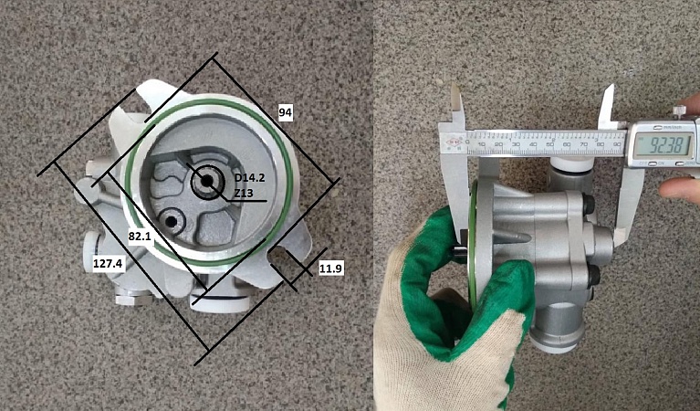 Насос управления, K3V112DP 