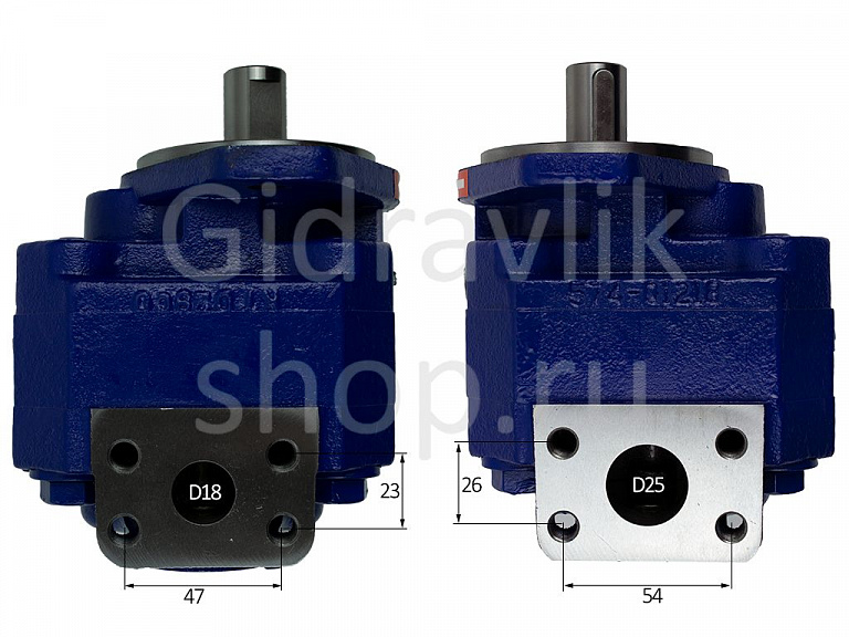 Насос шестеренный, P124A082DUZA07-30