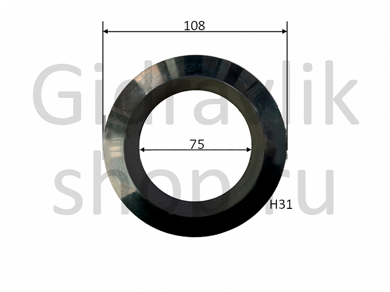 Резиновое уплотнение конусное, d75