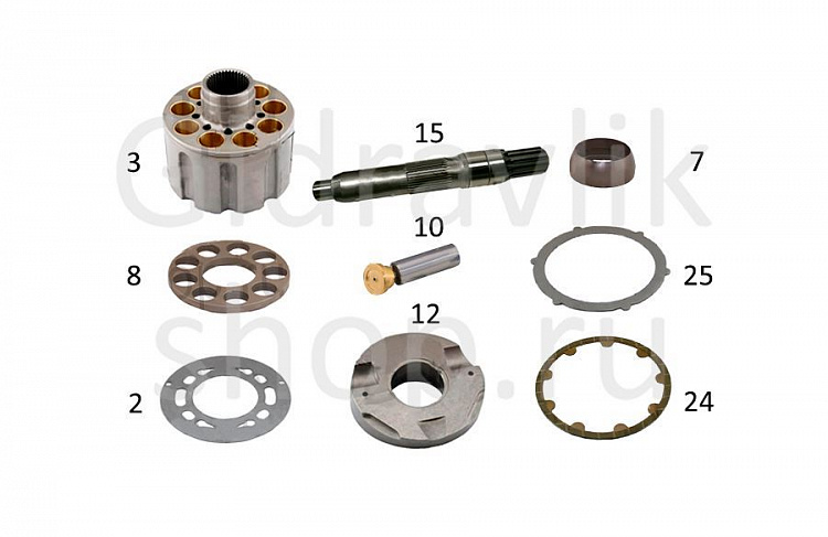 CAT 330C, Гидромотор 