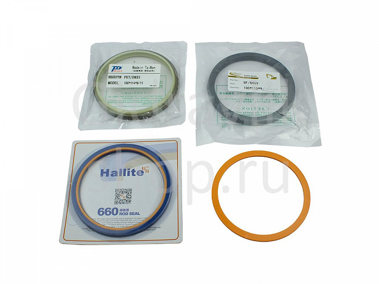 Рем. комплект гидроцилиндра рукояти (шток 100), Hyundai R330LC-9S