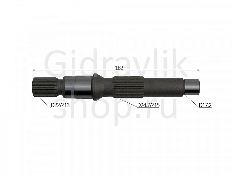 Вал ведущий, L182, 524-0924