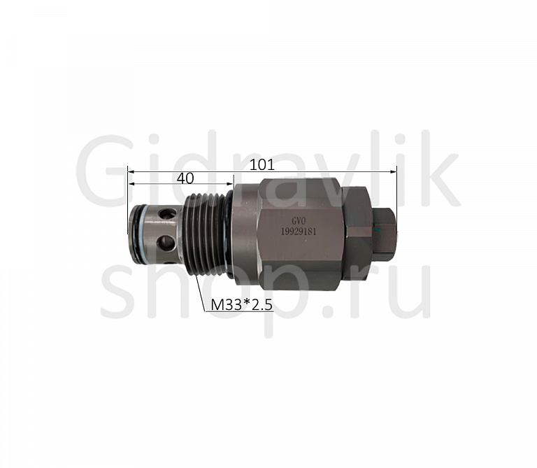 Клапан гидрораспределителя, M33*2.5, L101, EX300H