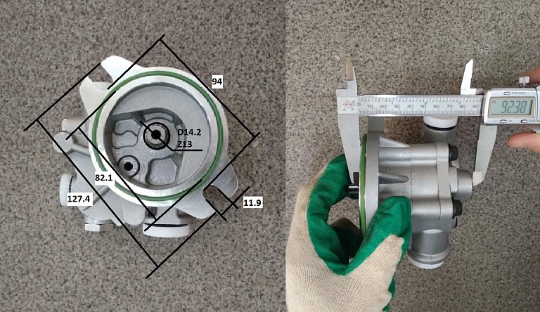 Насос управления, K3V112DP 