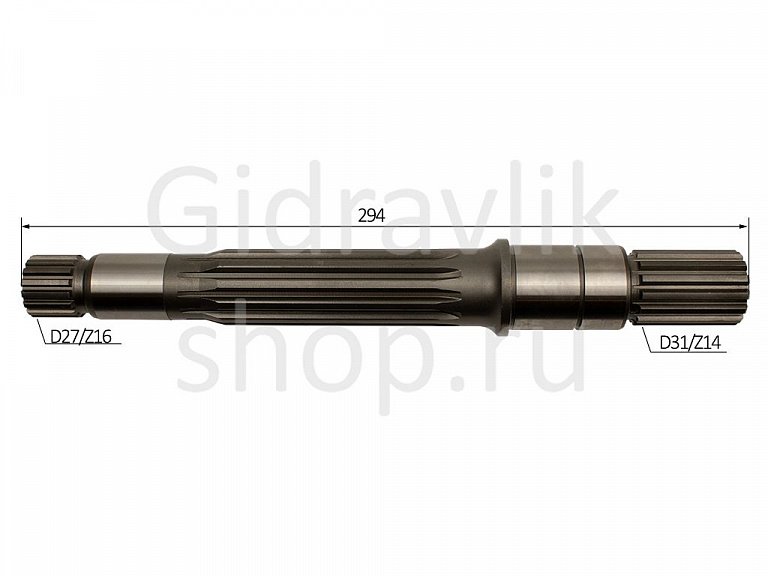 Вал ведущий, L293.5, K3VL80