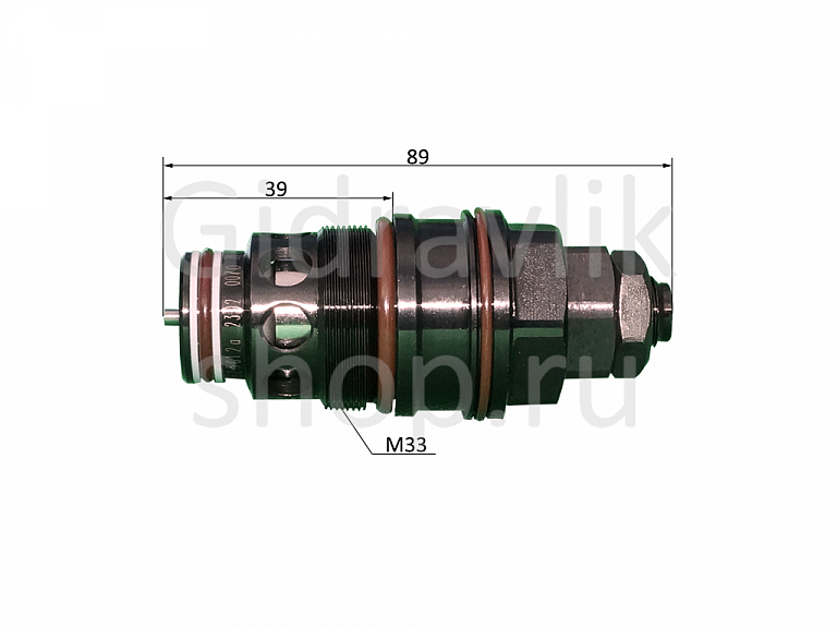 Клапан гидравлический перепускной, M33*1.0, L89, A6VM160/140, R900958065