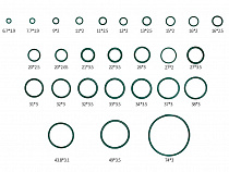 Кольца уплотнительные (фторкаучук)